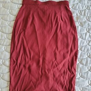 Dixie Fried Pinup Couture pinup girl clothing Michelline Pitt burgundy skirt